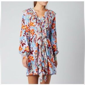 STINE GOYA Dress M Skylar Silk Blue